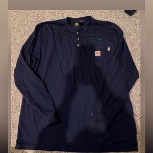 Fr Carhartt Dark Blue Long Sleeve Men's Tee